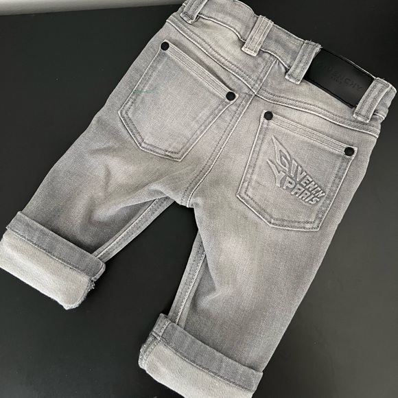 Authentic Givenchy Baby Jeans Gray 6 Months - Picture 2 of 8